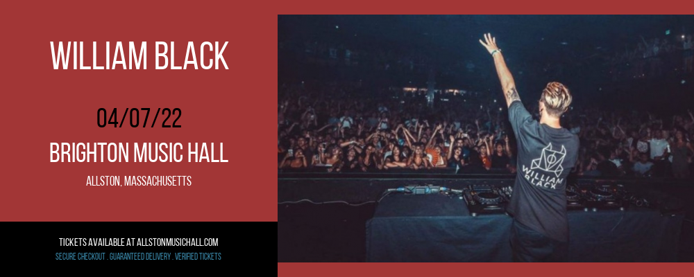 William Black at Brighton Music Hall tickets William Black at Brighton Music Hall