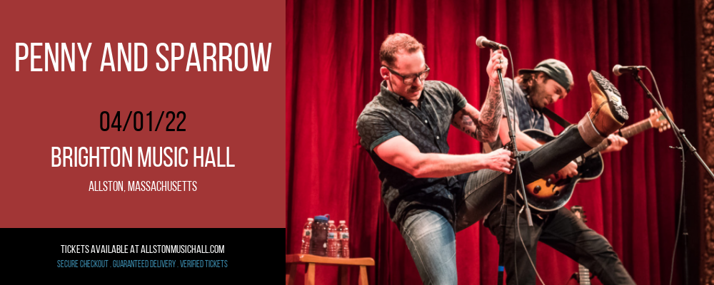 Penny and Sparrow at Brighton Music Hall tickets Penny and Sparrow at Brighton Music Hall
