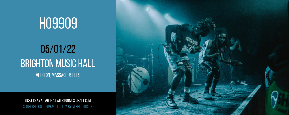 Ho99o9 at Brighton Music Hall tickets Ho99o9 at Brighton Music Hall