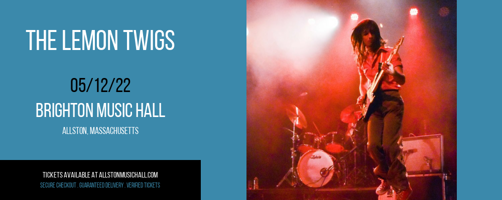 The Lemon Twigs at Brighton Music Hall tickets The Lemon Twigs at Brighton Music Hall