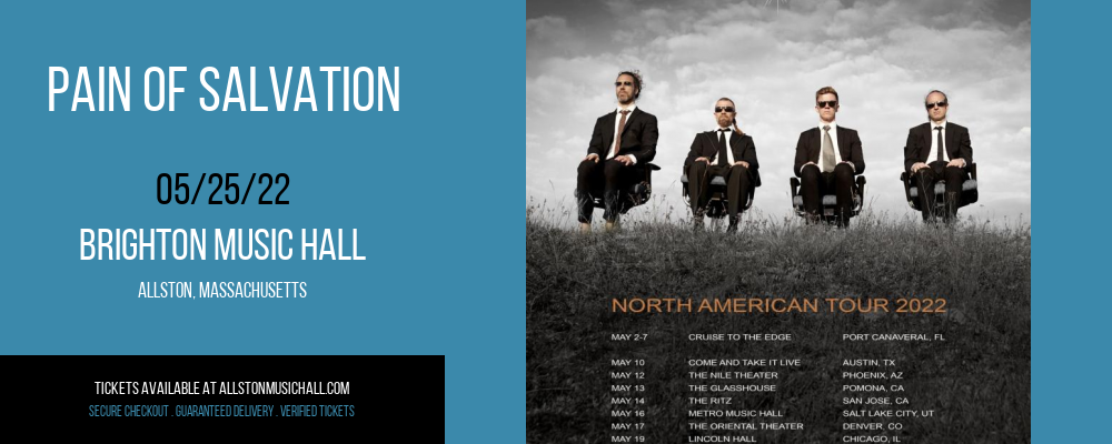 Pain of Salvation at Brighton Music Hall tickets Pain of Salvation at Brighton Music Hall