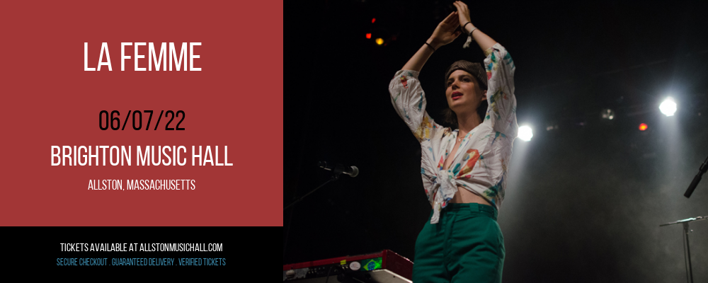 La Femme at Brighton Music Hall tickets La Femme at Brighton Music Hall