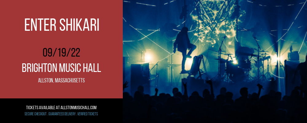 Enter Shikari at Brighton Music Hall tickets Enter Shikari at Brighton Music Hall