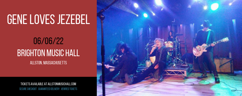 Gene Loves Jezebel at Brighton Music Hall tickets Gene Loves Jezebel at Brighton Music Hall