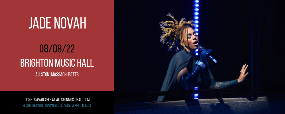 Jade Novah at Brighton Music Hall tickets Jade Novah at Brighton Music Hall