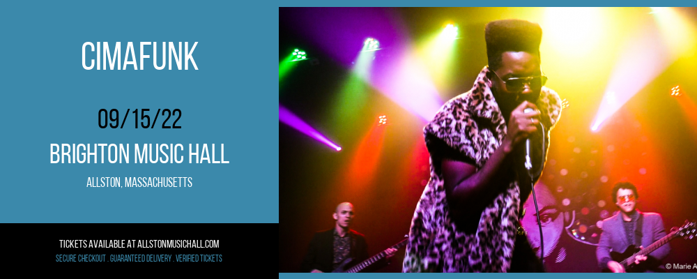 Cimafunk at Brighton Music Hall tickets Cimafunk at Brighton Music Hall