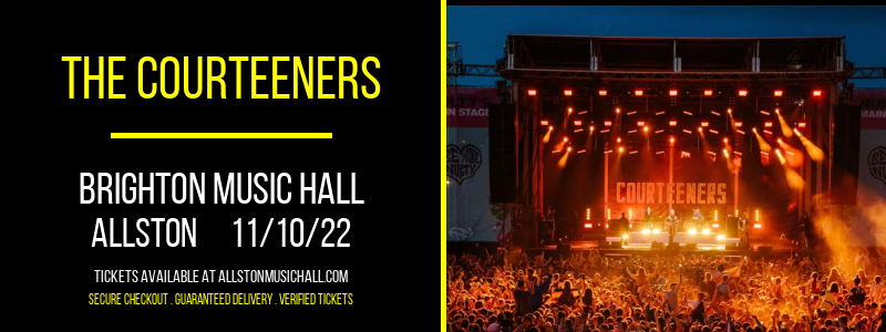 The Courteeners at Brighton Music Hall tickets The Courteeners at Brighton Music Hall