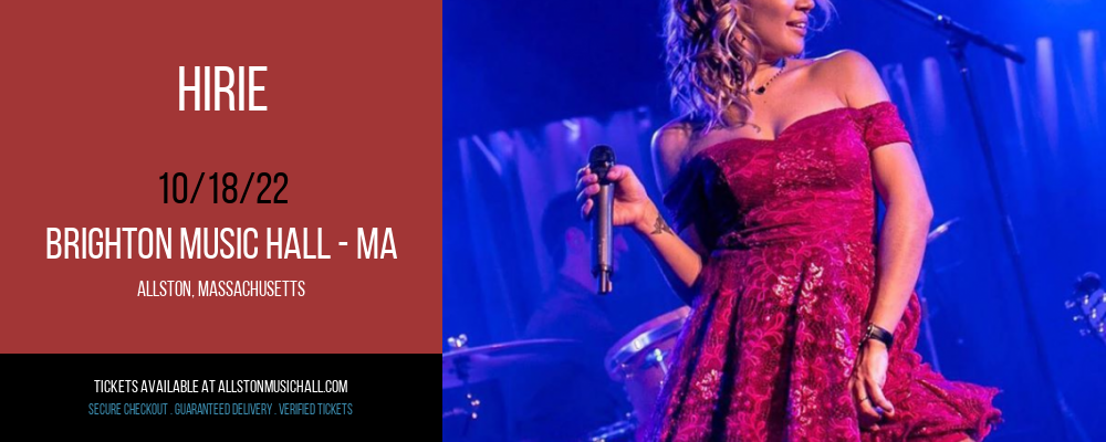 Hirie at Brighton Music Hall tickets Hirie at Brighton Music Hall