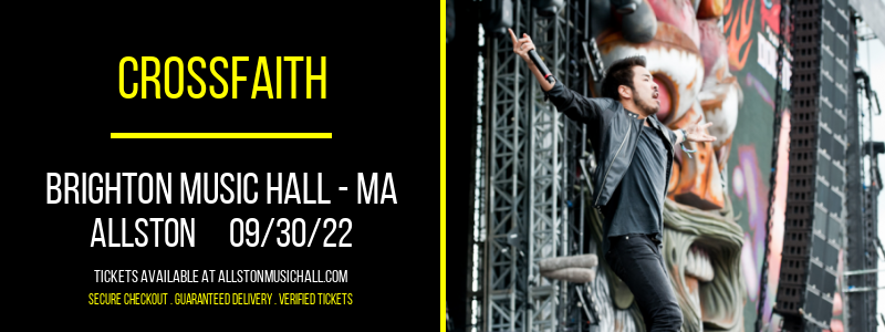 Crossfaith at Brighton Music Hall tickets Crossfaith at Brighton Music Hall