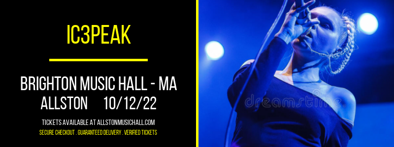 Ic3peak at Brighton Music Hall tickets Ic3peak at Brighton Music Hall