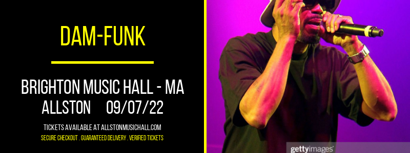 Dam-Funk at Brighton Music Hall tickets Dam-Funk at Brighton Music Hall