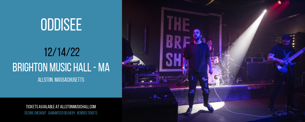 Oddisee at Brighton Music Hall tickets Oddisee at Brighton Music Hall