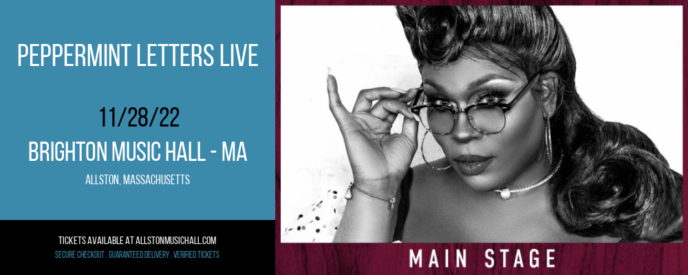 Peppermint Letters Live at Brighton Music Hall tickets Peppermint Letters Live at Brighton Music Hall