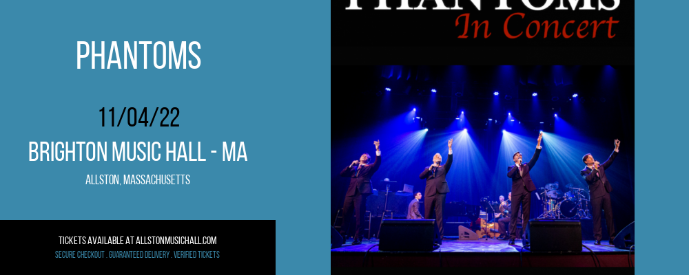 Phantoms at Brighton Music Hall tickets Phantoms at Brighton Music Hall