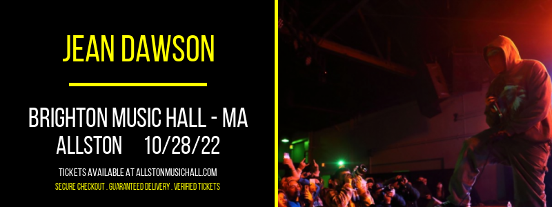 Jean Dawson at Brighton Music Hall tickets Jean Dawson at Brighton Music Hall