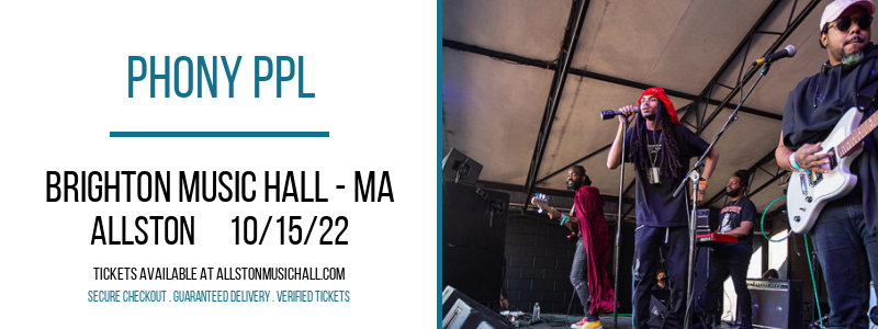 Phony PPL at Brighton Music Hall tickets Phony PPL at Brighton Music Hall