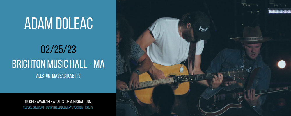 Adam Doleac at Brighton Music Hall tickets Adam Doleac at Brighton Music Hall
