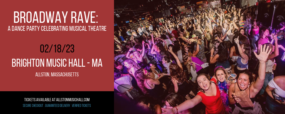 Broadway Rave: A dance party celebrating musical theatre at Brighton Music Hall