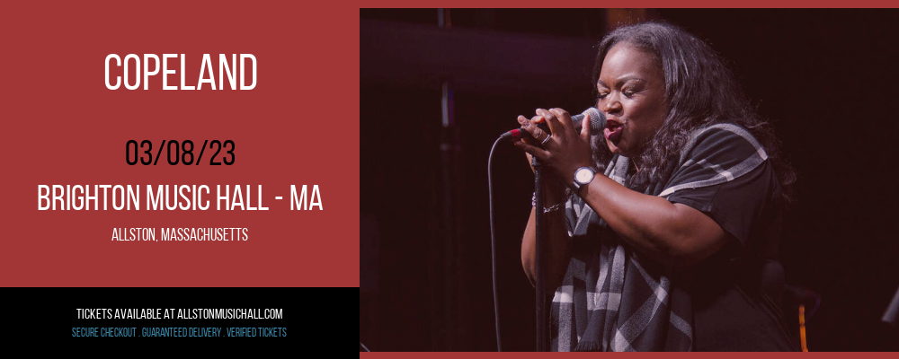 Copeland at Brighton Music Hall tickets Copeland at Brighton Music Hall