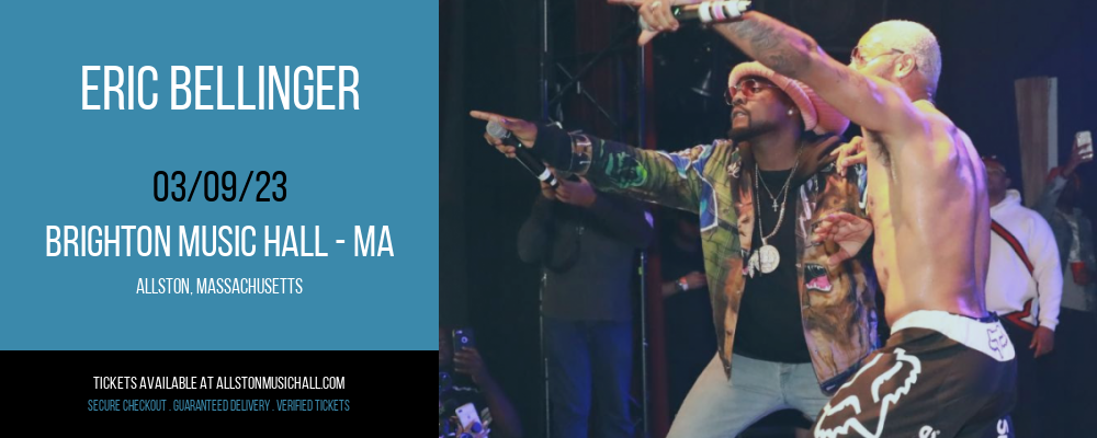Eric Bellinger at Brighton Music Hall tickets Eric Bellinger at Brighton Music Hall