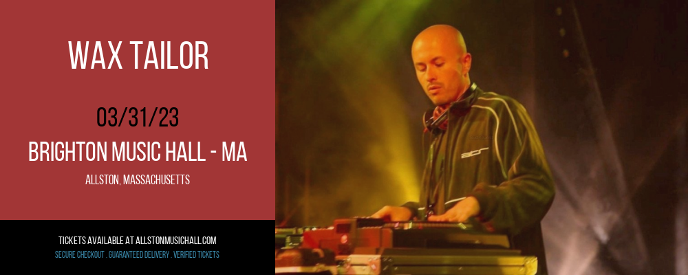 Wax Tailor at Brighton Music Hall tickets Wax Tailor at Brighton Music Hall