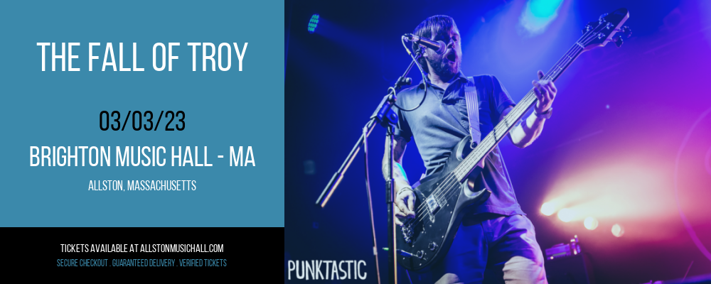 The Fall of Troy at Brighton Music Hall tickets The Fall of Troy at Brighton Music Hall