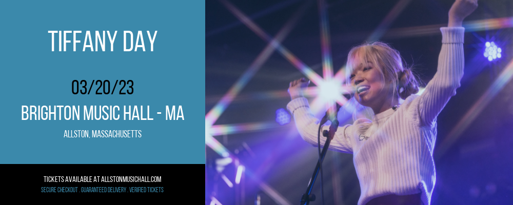 Tiffany Day at Brighton Music Hall tickets Tiffany Day at Brighton Music Hall