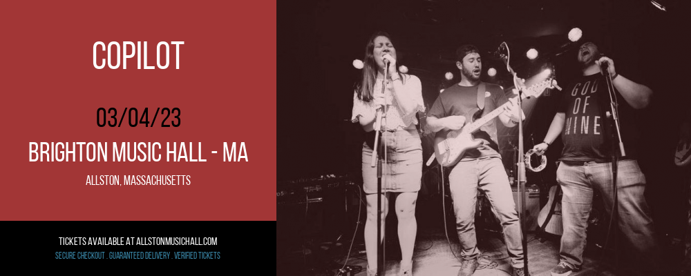 Copilot at Brighton Music Hall tickets Copilot at Brighton Music Hall