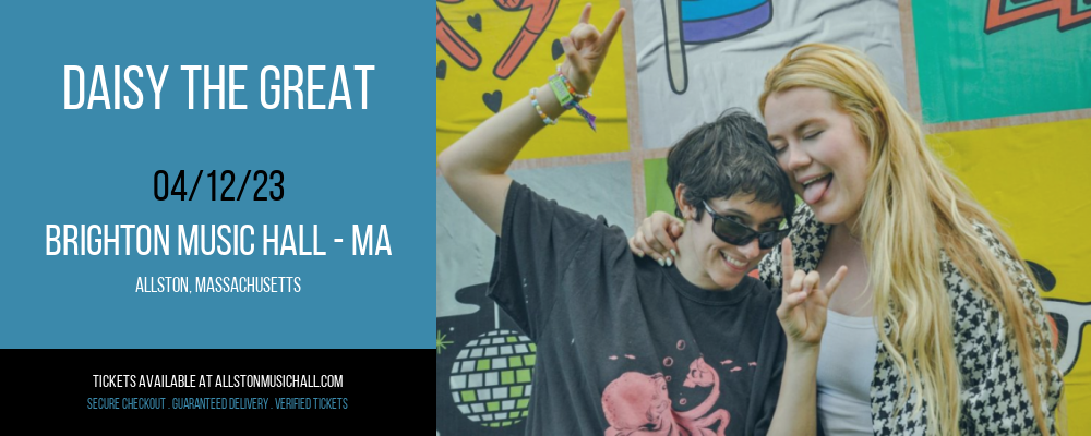 Daisy The Great at Brighton Music Hall tickets Daisy The Great at Brighton Music Hall