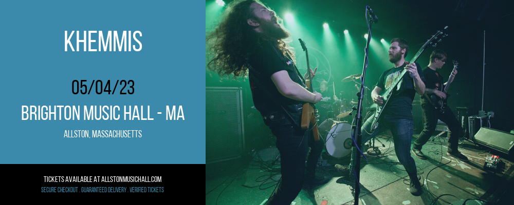 Khemmis at Brighton Music Hall tickets Khemmis at Brighton Music Hall