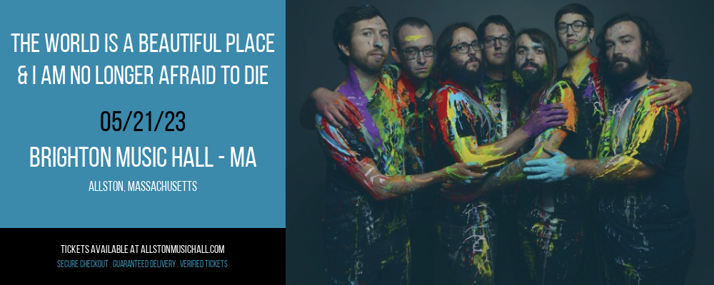 The World Is A Beautiful Place & I Am No Longer Afraid To Die at Brighton Music Hall tickets The World Is A Beautiful Place & I Am No Longer Afraid To Die at Brighton Music Hall