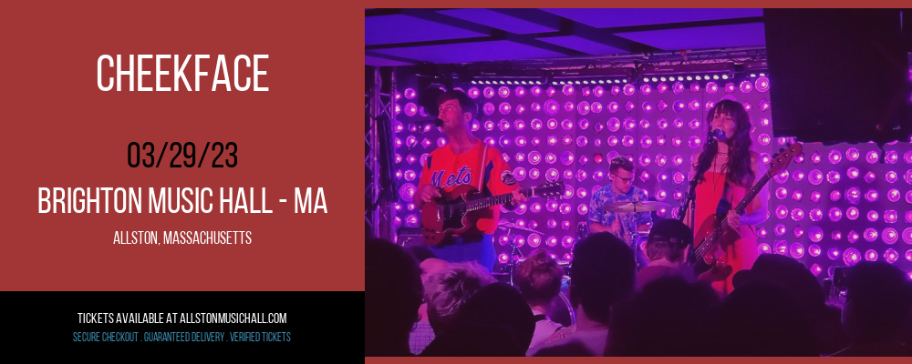 Cheekface at Brighton Music Hall tickets Cheekface at Brighton Music Hall