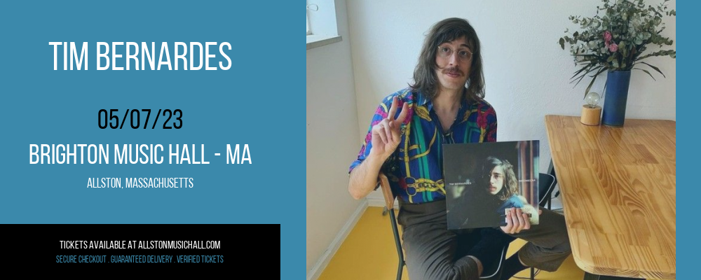 Tim Bernardes at Brighton Music Hall tickets Tim Bernardes at Brighton Music Hall