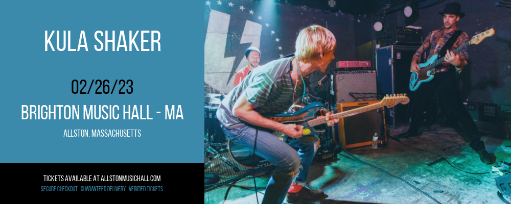 Kula Shaker at Brighton Music Hall tickets Kula Shaker at Brighton Music Hall