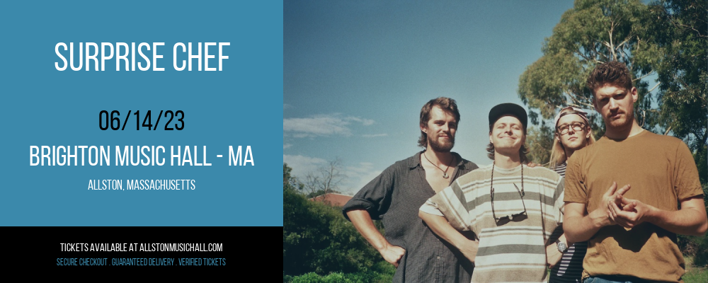Surprise Chef at Brighton Music Hall tickets Surprise Chef at Brighton Music Hall