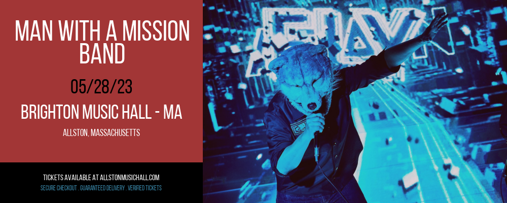 Man with a Mission - Band at Brighton Music Hall tickets Man with a Mission - Band at Brighton Music Hall