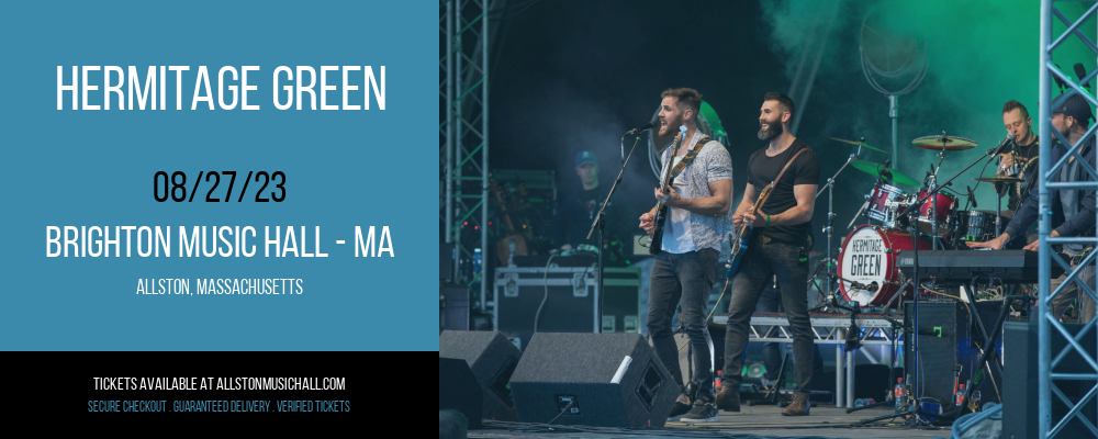 Hermitage Green at Brighton Music Hall tickets Hermitage Green at Brighton Music Hall