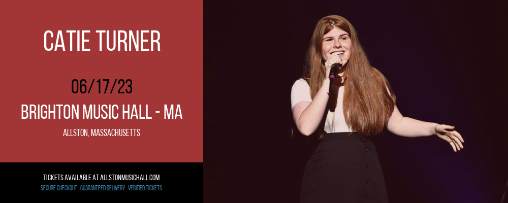 Catie Turner at Brighton Music Hall tickets Catie Turner at Brighton Music Hall
