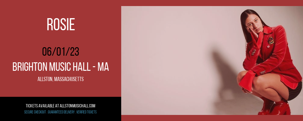 Rosie at Brighton Music Hall tickets Rosie at Brighton Music Hall