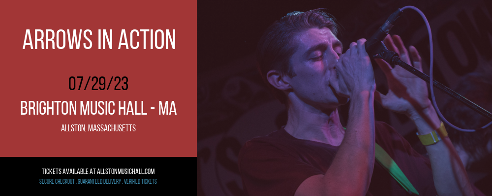 Arrows In Action at Brighton Music Hall tickets Arrows In Action at Brighton Music Hall
