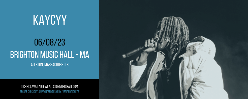 KayCyy at Brighton Music Hall tickets KayCyy at Brighton Music Hall