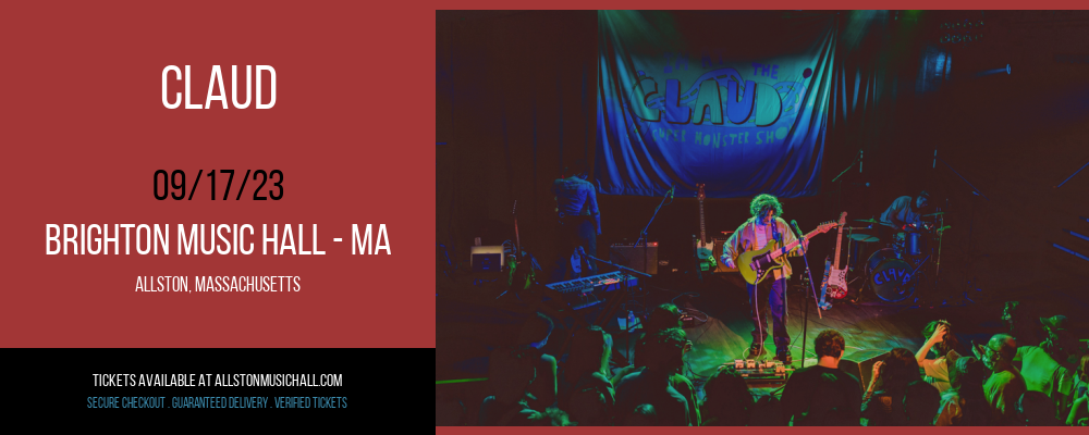 Claud at Brighton Music Hall tickets Claud at Brighton Music Hall