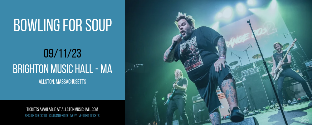 Bowling For Soup at Brighton Music Hall tickets Bowling For Soup at Brighton Music Hall