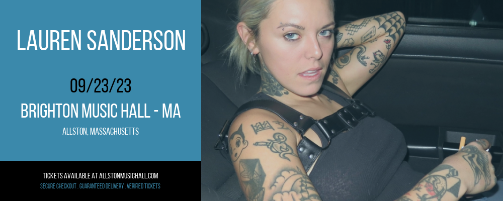 Lauren Sanderson at Brighton Music Hall