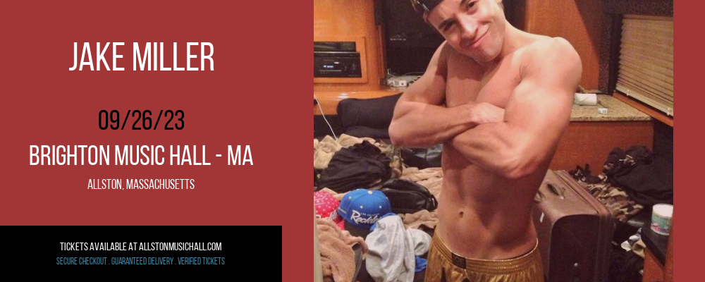 Jake Miller at Brighton Music Hall - MA