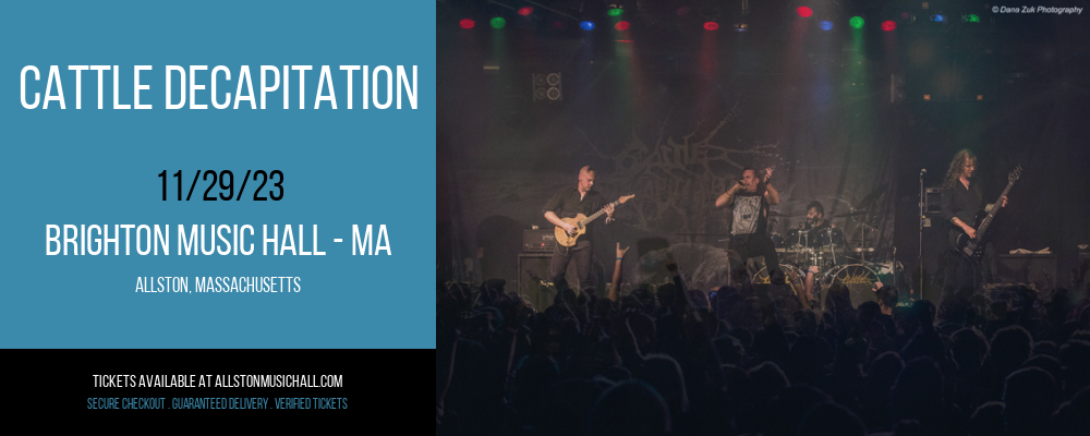 Cattle Decapitation at Brighton Music Hall - MA