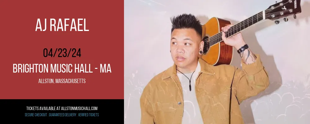 AJ Rafael at Brighton Music Hall - MA