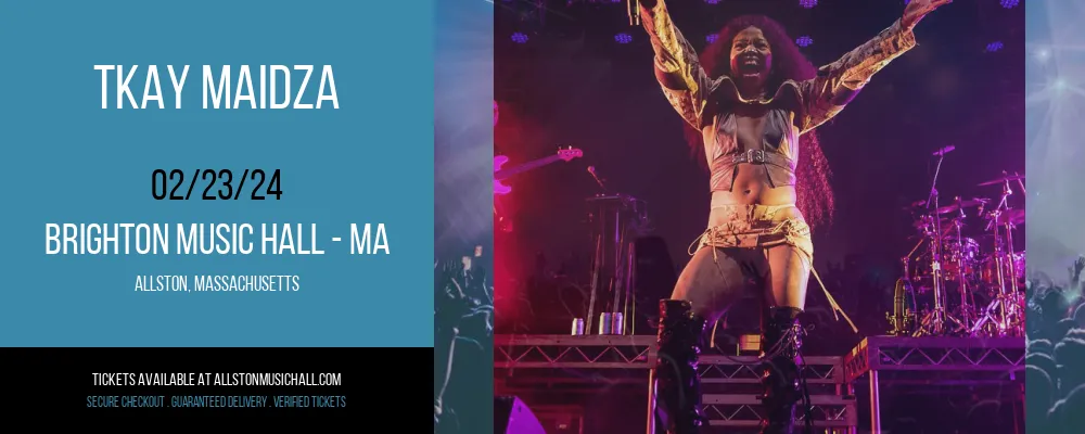 Tkay Maidza at Brighton Music Hall - MA