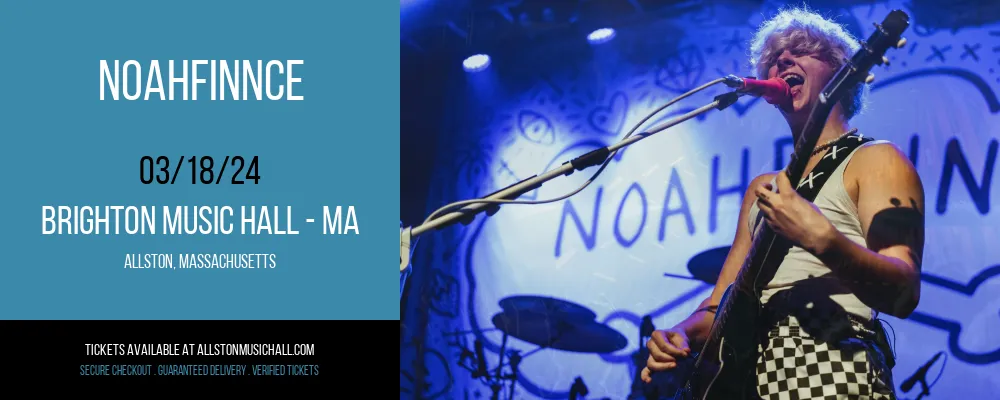 Noahfinnce at Brighton Music Hall - MA