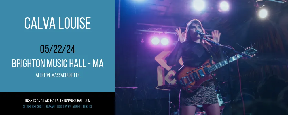 Calva Louise at Brighton Music Hall - MA